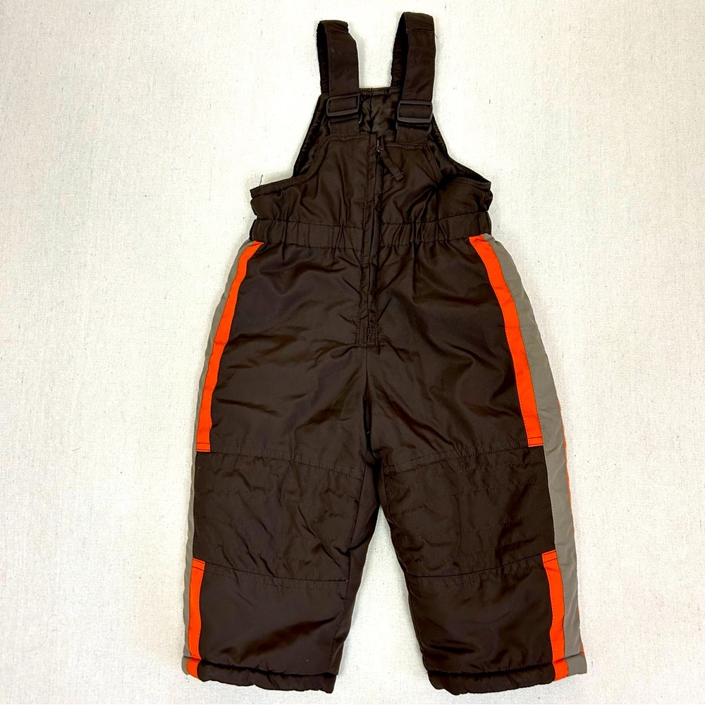 Baby Boy Brown Snow Pants Size 12 Months